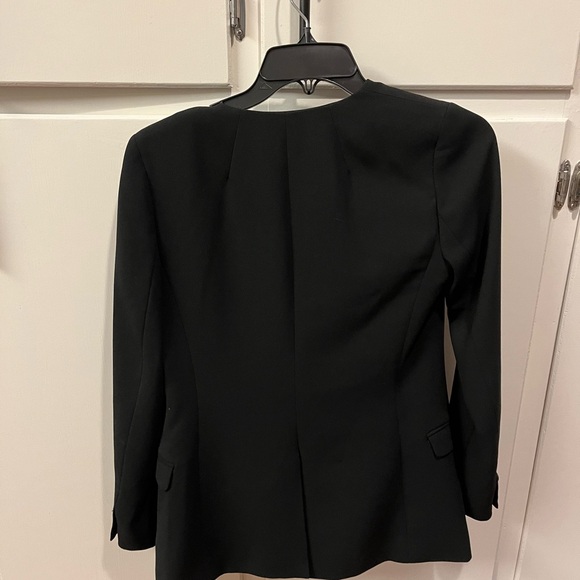 J. Crew black blazer, 00 double breasted French style - Picture 5 of 5
